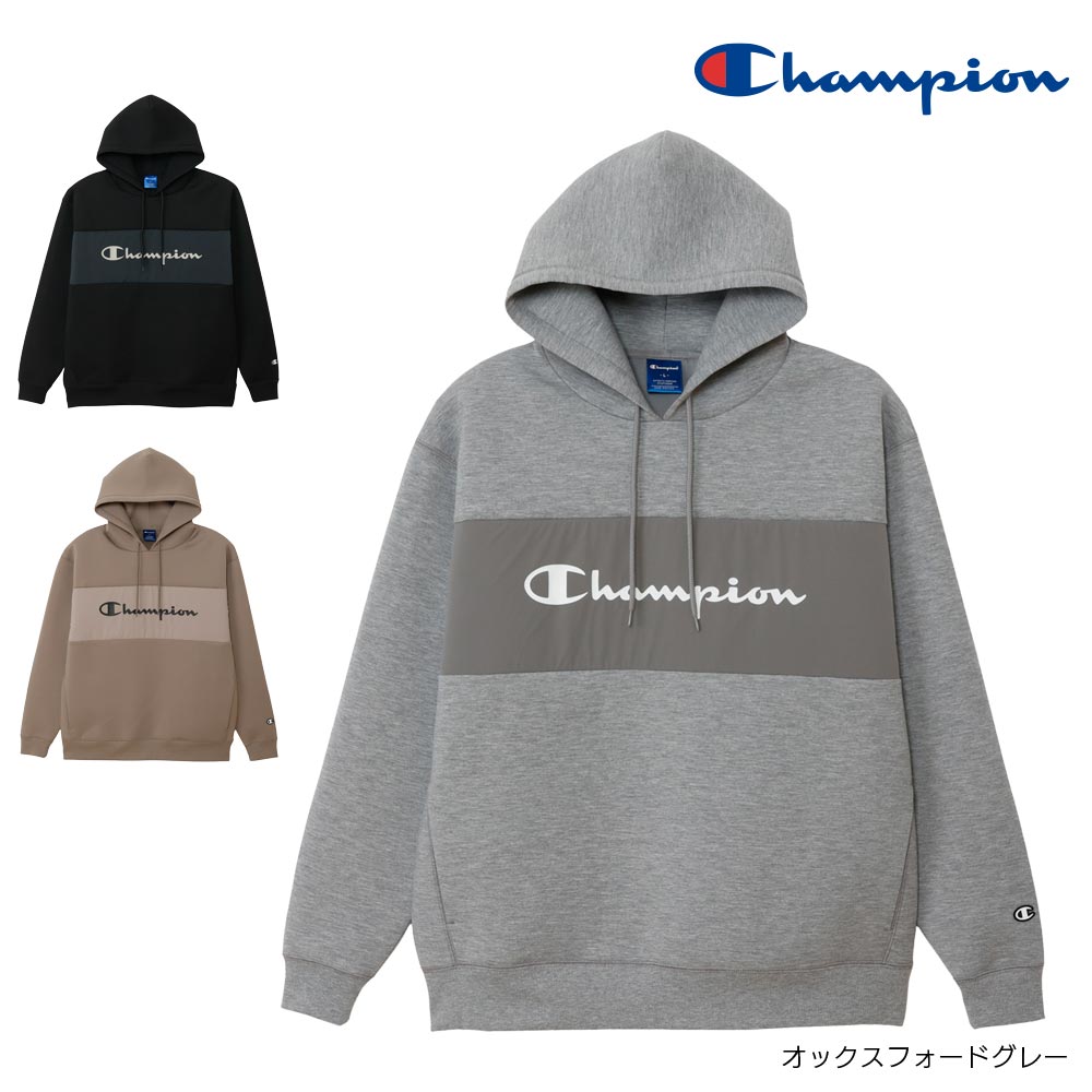 チャンピオン Champion テックウィーブ3LSフーデッドスウェットシャツ C3-CS110