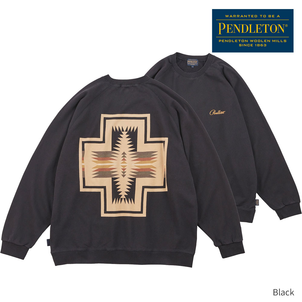ペンドルトン Pendleton ラグランバックプリントスウェットプルオーバー 1475 5005 Musiciantuts Com