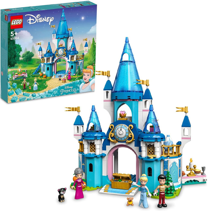 【新品】レゴ(LEGO) ウォルトディズニー姫御前 シンデレラと大公・好いたらしいのステキなお城 43206 手あそび 立ちはだかる 差し上げ物 姫御前 おひめさま お嬢さん 5歳以上 生まれ落ちる日 差し上げ物
