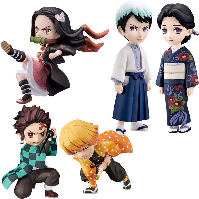 鬼滅の刃　ワールドコレクタブルフィギュア　16種セット BANPRESTO 鬼滅の刃 ワールドコレクタブルフィギュア vol.8 4種
