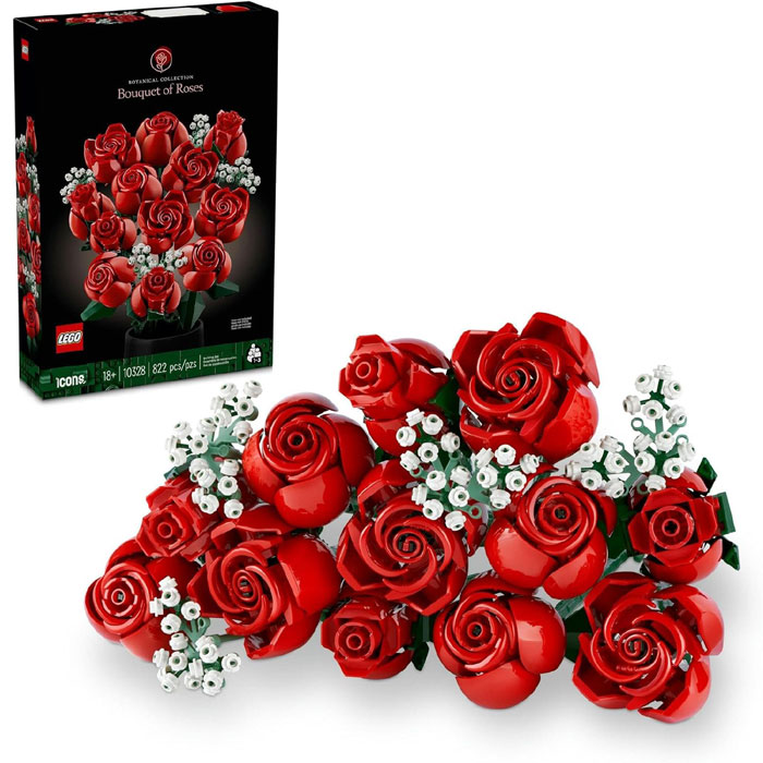 楽天市場】【送料無料】レゴ(LEGO) アイコン バラのブーケ バラ 造花