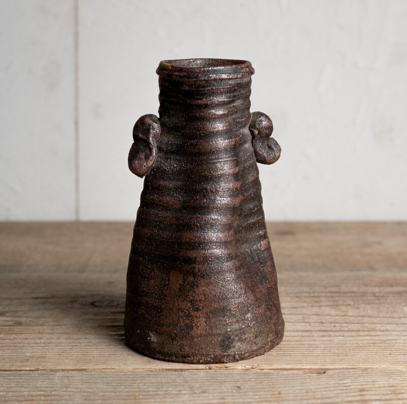 楽天市場】骨董○備前焼花生○伊勢崎淳 / 共箱 / 人間国宝 | 昭和-20