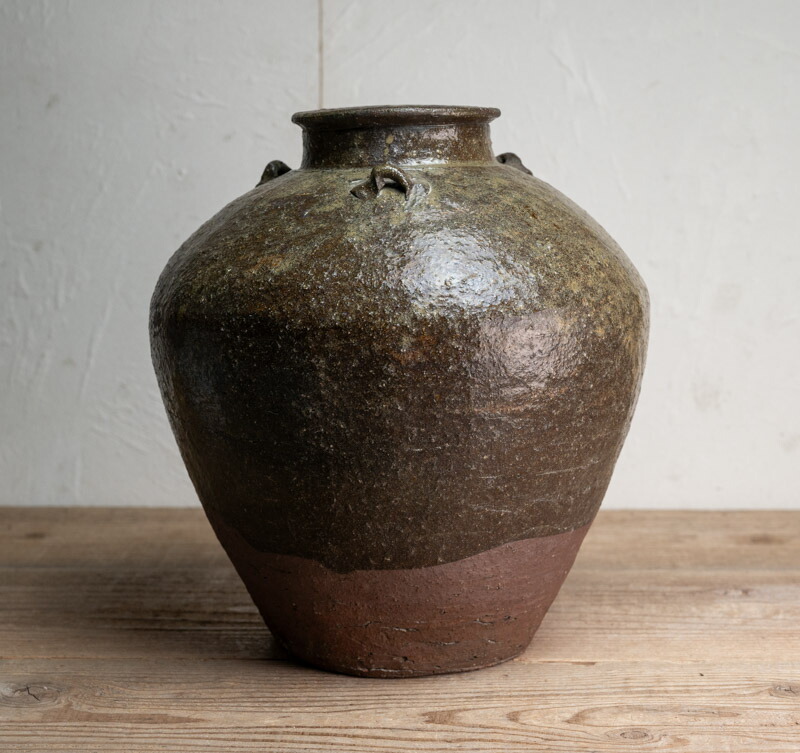 楽天市場】骨董○古唐津四耳壺○ | 江戸前期-17世紀頃 | 口に修理あり
