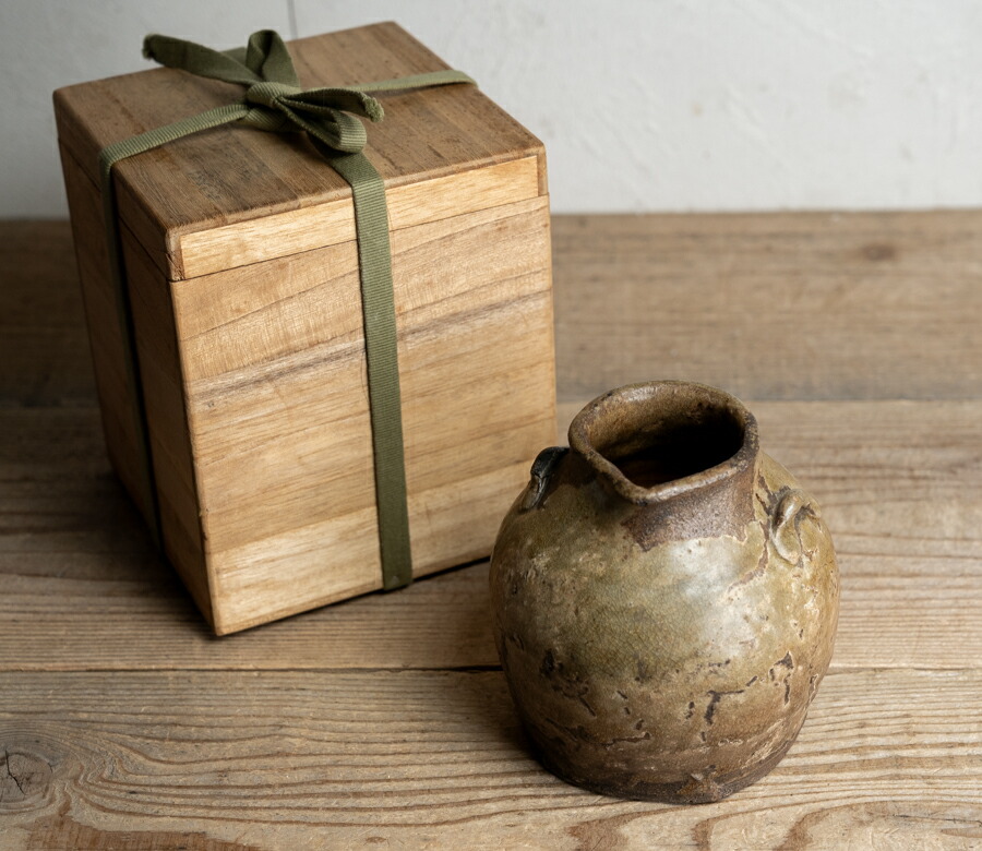 骨董○越前お歯黒壺○ | 江戸時代-19世紀頃 | 陶器 | お歯黒壺【古美術】【骨董】【中古】【3,980円以上で送料無料】【三浦古美術WEB】2501