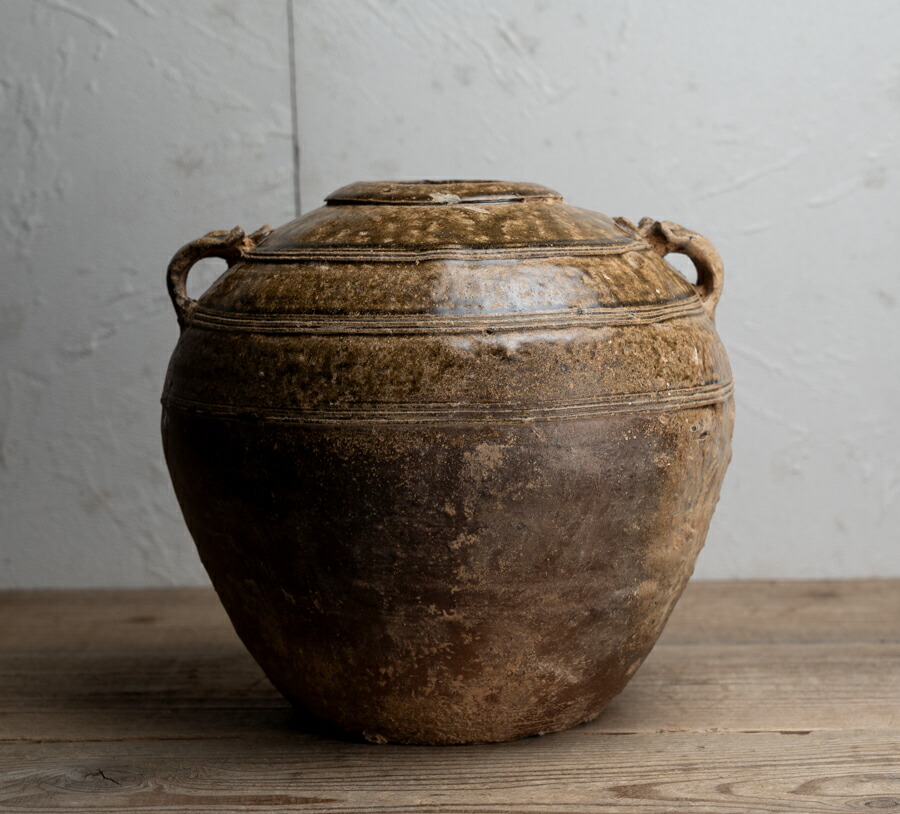 骨董○漢灰釉耳付壺○ | 漢時代 / 1-3世紀頃 | 古代陶器 | 飾り【古美術】【骨董】【中古】【3,980円以上で送料無料】【三浦古美術WEB】2502