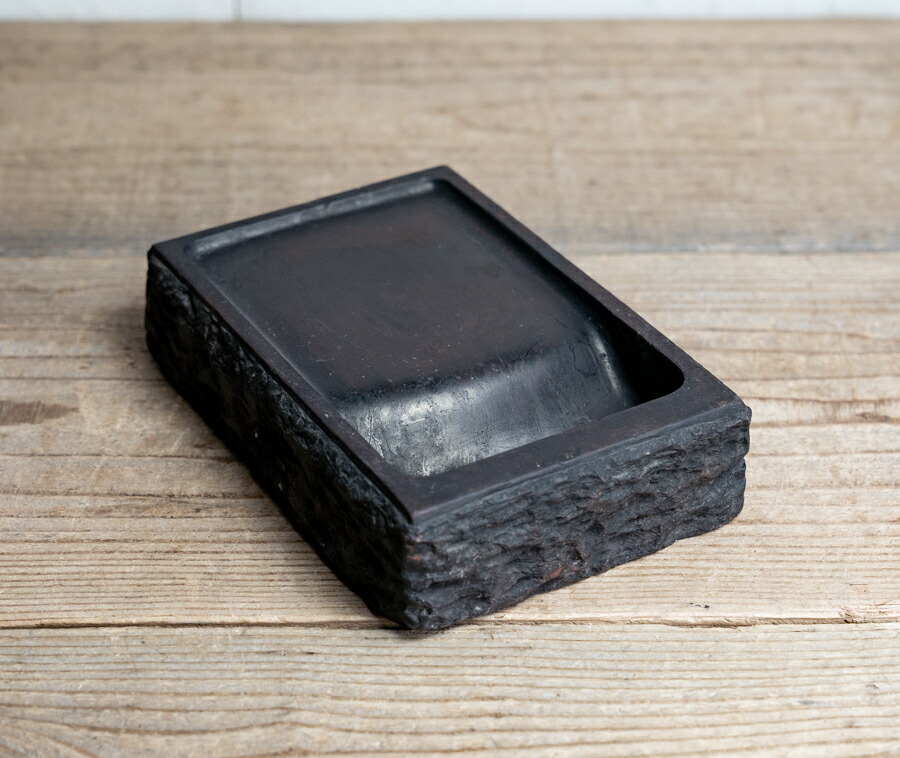 骨董○赤間石長方硯○赤間硯 / 厚さ4cm | 20世紀頃 | 硯石 | 文房具 / 書道【古美術】【骨董】【中古】【3,980円以上で送料無料】【三浦古美術WEB】2505