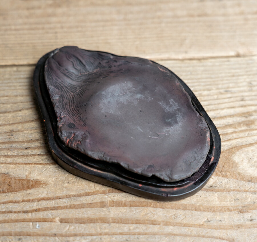 楽天市場】骨董○赤間硯 / 陽刻花鳥文蓋付○一石の彫銘あり | 20世紀頃