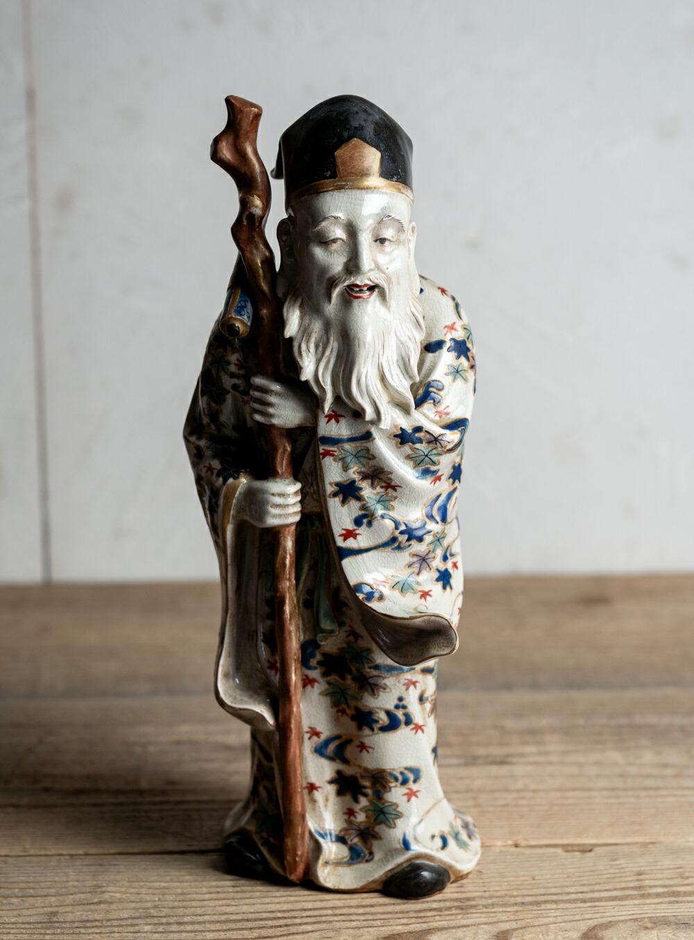 楽天市場】骨董○備前焼寿老人像○福禄寿 / 七福神 | 明治時代頃-19
