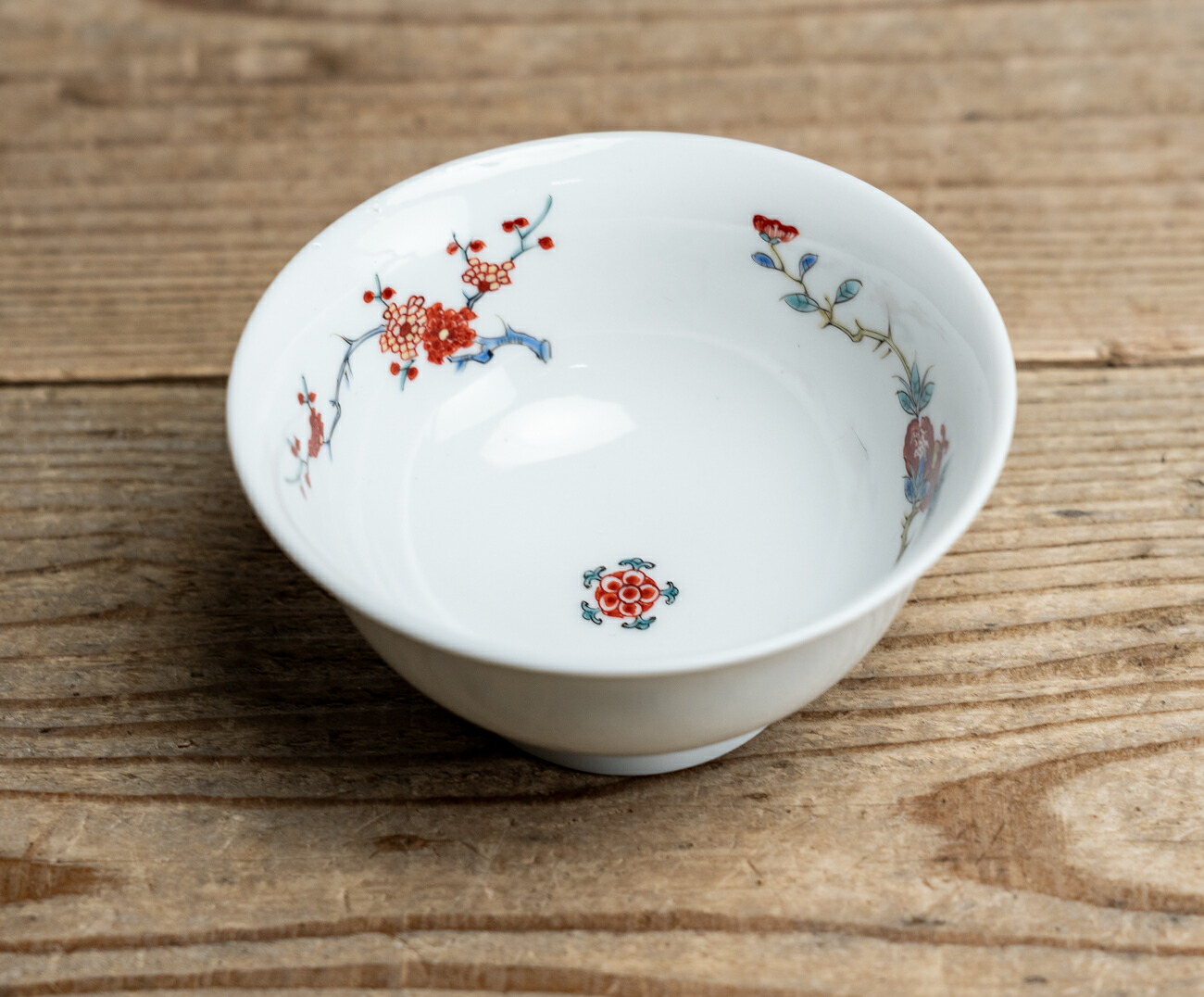 楽天市場】作家○柿右衛門錦牡丹文鉢○渦福 | 菓子器 / 十二代柿右衛門