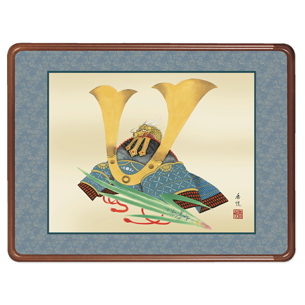 楽天市場】絵画 アート 額絵 日本画 花鳥山水画 最高級女桑額