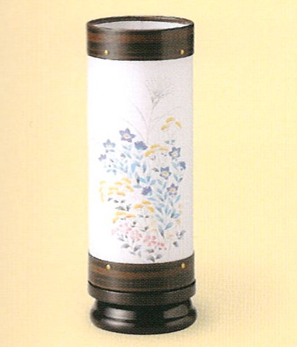 提灯行灯お盆お盆提灯七草黒檀調モダンお盆用品盆ちょうちん盆提灯盆飾り盆灯篭盆提灯お盆飾り初盆灯篭祭壇霊前灯仏具新盆飾り新盆お盆提灯用品初盆飾り仏壇盆飾り 盆提灯創作提灯長良の小路七草黒檀調