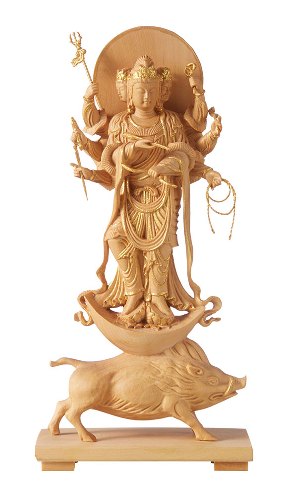 楽天市場】RIYAK プレミア PREMIER 摩利支天立像 眷属である猪に乗り