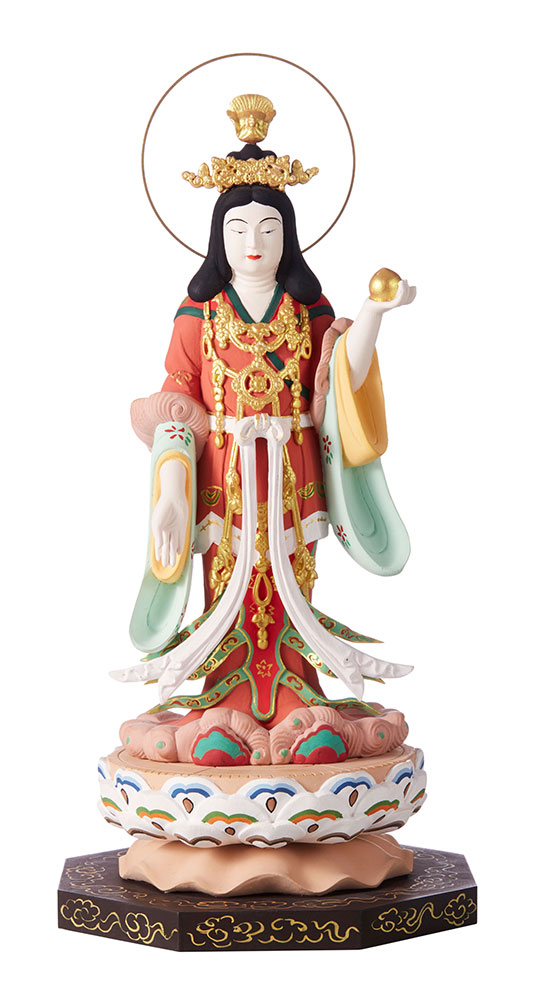 RIYAK グランデ GRANDE ペンキ塗り女神 もの言う花として主としての褒めたたえるを集める 仏像 木彫り 仏像 木彫 仏像図形 仏像 オブジェオブジェ 雑貨 縁起物室内装飾仏像 リヤク 仏像