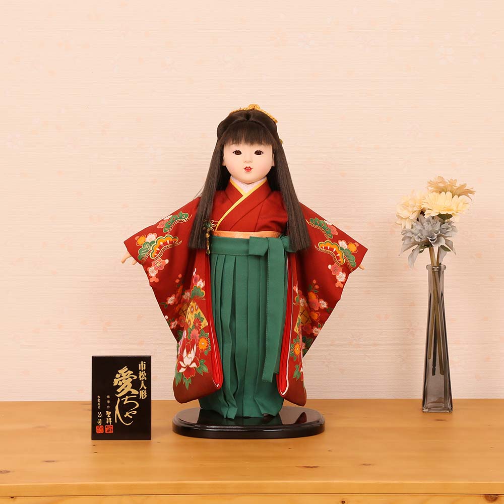 楽天市場】市松人形 齊藤公司作 13号 男の子 太郎 羽織正絹絞り 袴金襴