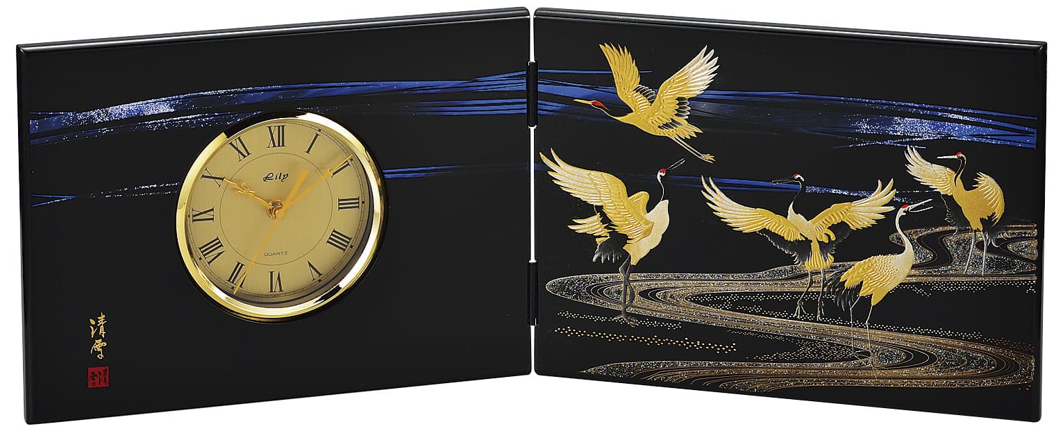 楽天市場】屋久杉 置き時計 一刀彫 / 素材：屋久杉（縁起物 置物