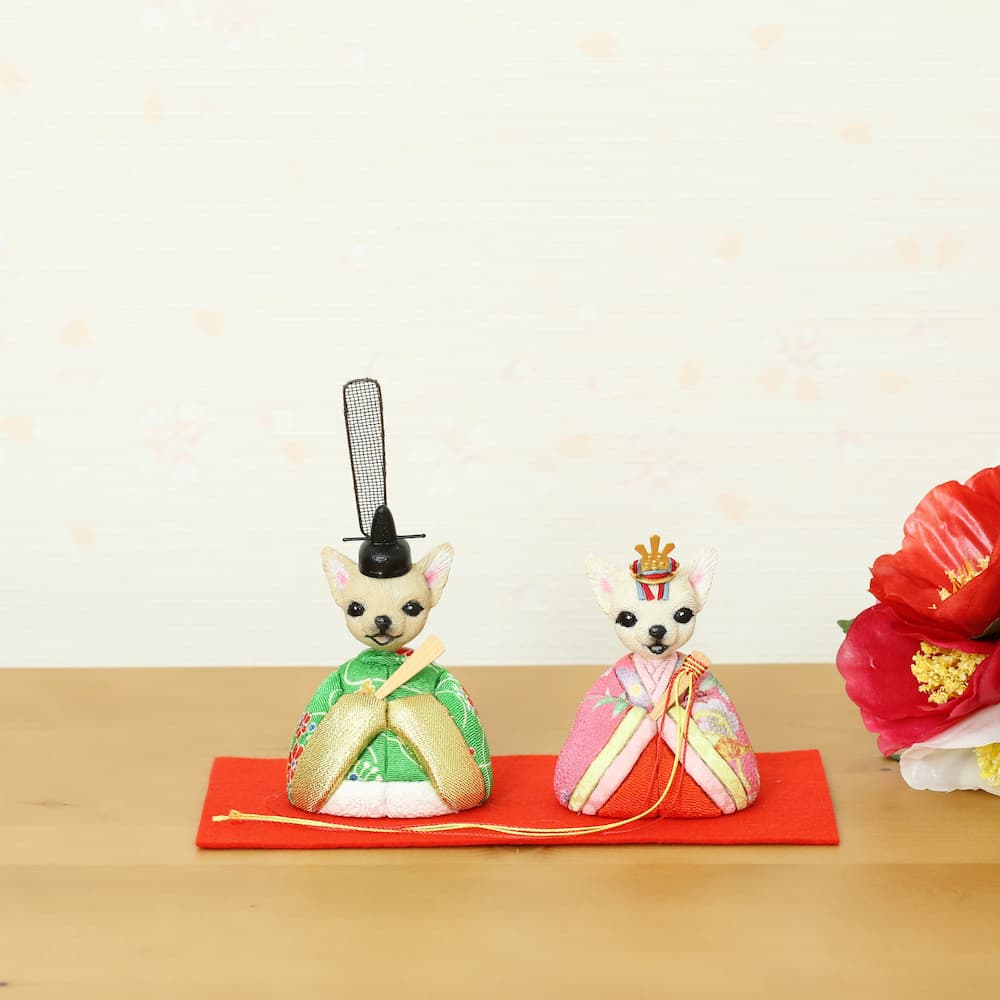 ⚫︎ 5171▲雛飾り　犬筥　美品 ⚫︎ 5171△雛飾り犬筥美品
