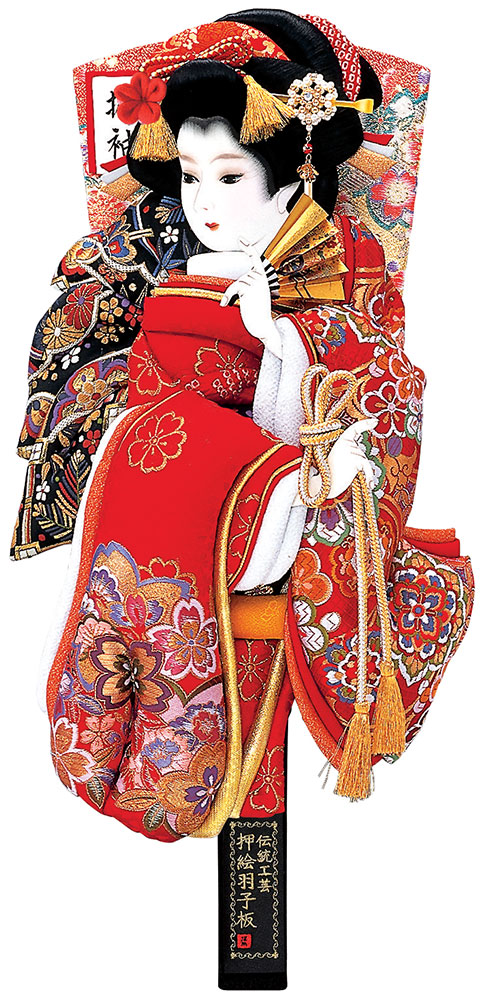 楽天市場 羽子板 22年新作 宝童作 かわいい おしゃれ 初正月 女の子 羽子板単品 金襴詩音 25号 人形広場 雛人形 五月人形専門店