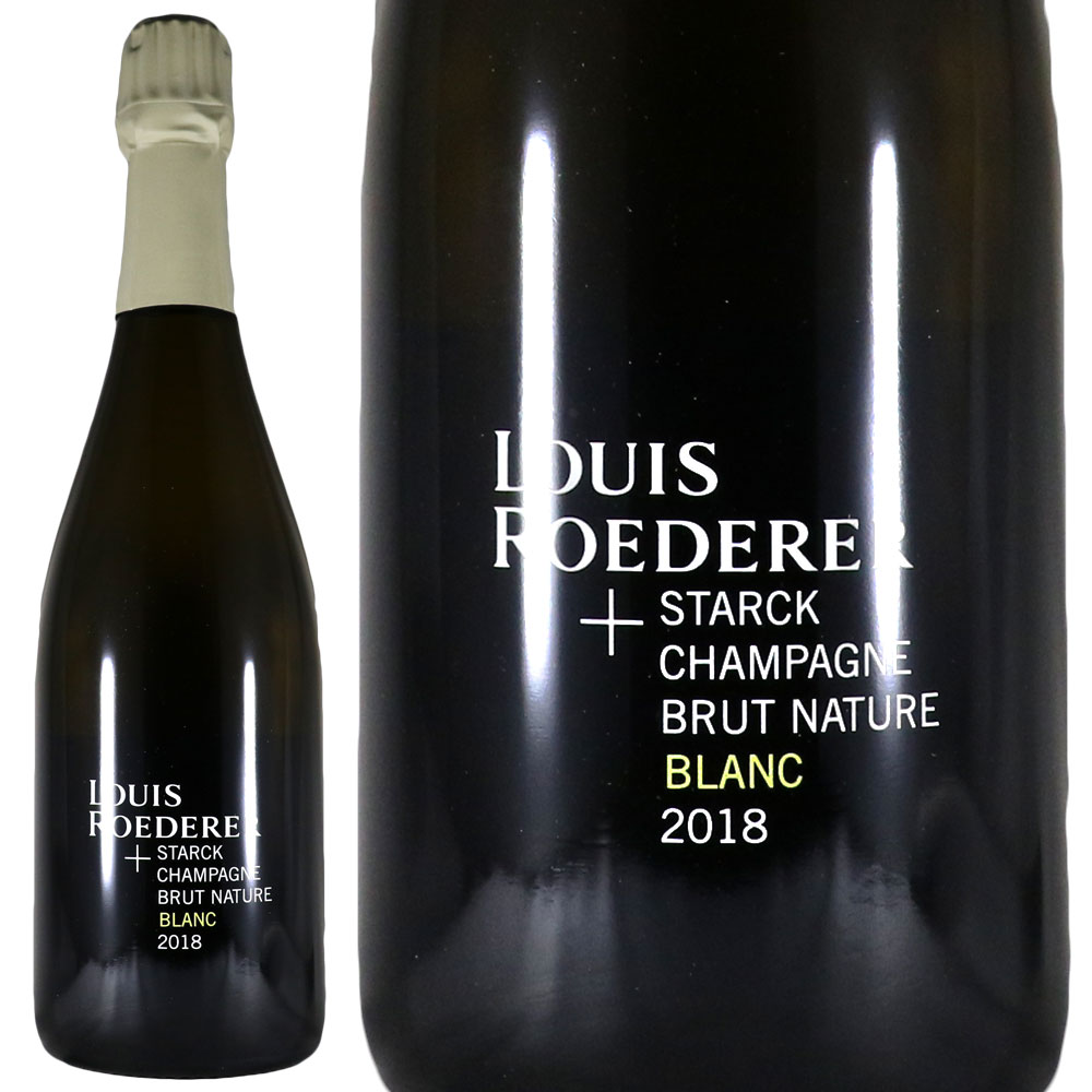 ルイ・ロデレール ブリュット・ナチュール・ブラン フィリップ・スタルク 2018 ボックス付 Louis Roederer Brut Nature Blanc Philippe Starck 2018 No.110002