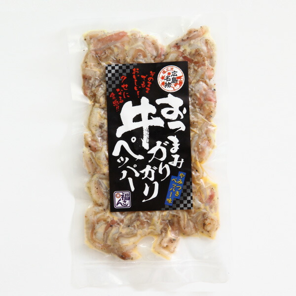 楽天市場 牛ガリガリペッパー 130g メール便発送 おつまみ 国産 うるて 黒胡椒味 珍味 おつまみの専門店 月ヶ瀬