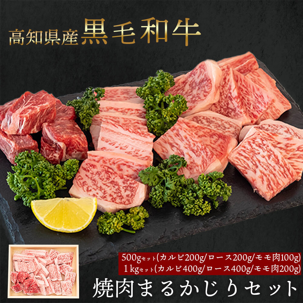 土佐黒毛和牛 焼き肉 まるかじりセット 500g / 1kg 送料無料 お中元 御中元 お歳暮 誕生日 お誕生日 プレゼント ギフト 夏ギフト お中元ギフト お祝い 内祝い 化粧箱 肉 冷凍 国産 黒毛和牛 焼肉 BBQ ごちそう｜かわうそ市場　店