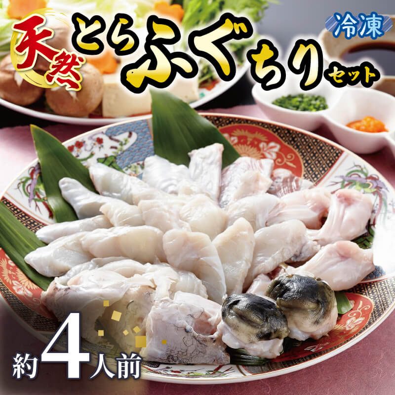 天然トラフグちりセット（7つ道具入り）ふぐ とらふぐ 天然 国産 魚 高級魚 鍋 セット ふぐ皮 ふぐちり ふぐ鍋 御祝 内祝 ギフト 父の日 贈り物 グルメ 食品 海鮮 新鮮 冷凍 希少 4人前｜かわうそ市場　店