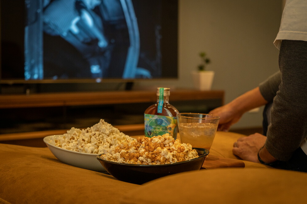 楽天市場 おうちシアター満喫セット 送料込 高知 ポップコーン マック Mack 塩 キャラメル コーラ クラフトコーラ Sawachina おうち時間 おうち映画時間 おうちシアター ホームシアター サブスク Kochi Hot Selection