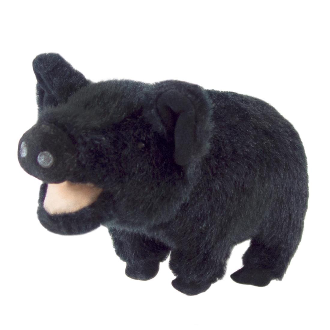 楽天市場】吉徳 りくのなかまたち ブタ ぬいぐるみ ブラック 180453