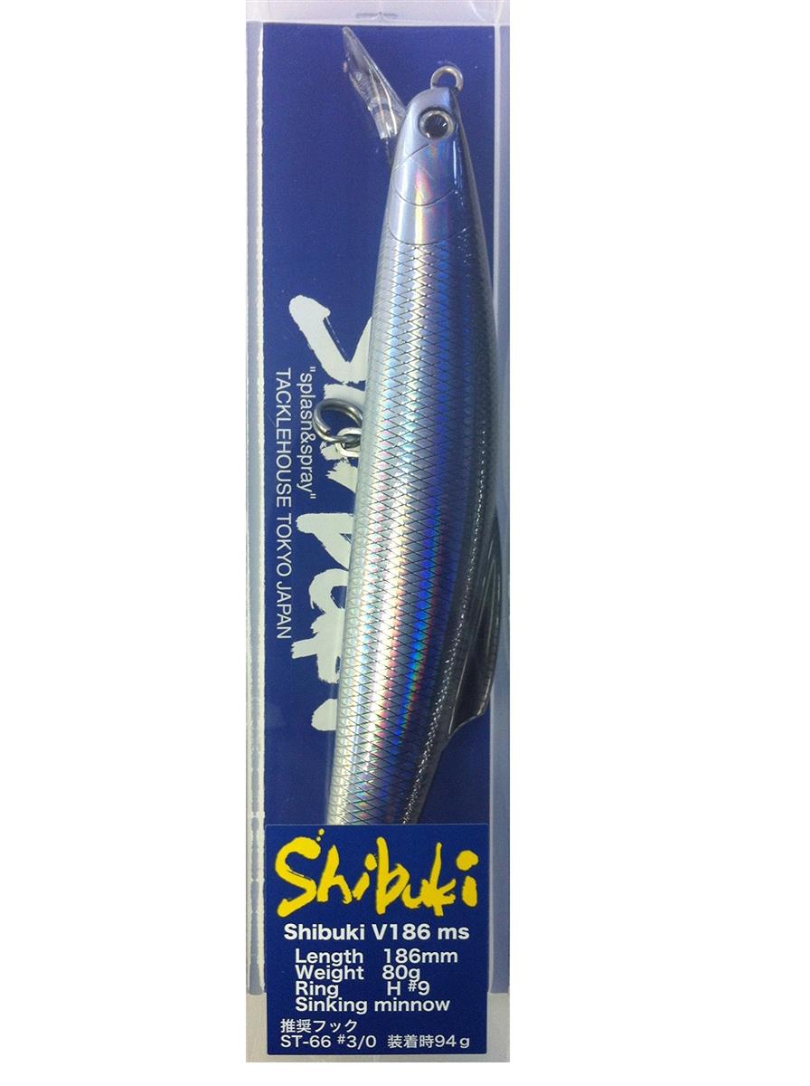 タックルハウス(Tacklehouse) ミノー シブキ ms 186mm 80g サンマHG #01 V186ms ルアー