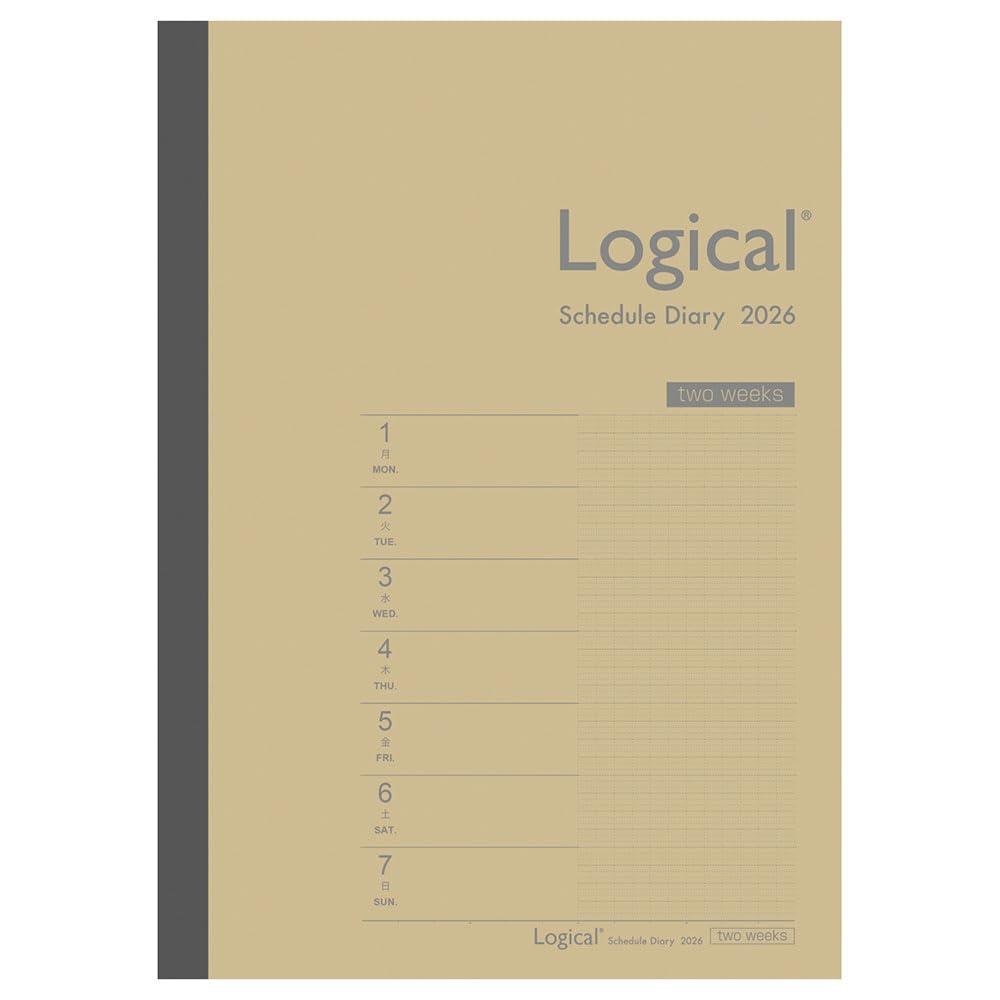楽天市場】【ナカバヤシ】2026年手帳 ロジカルダイアリー2026見開き2
