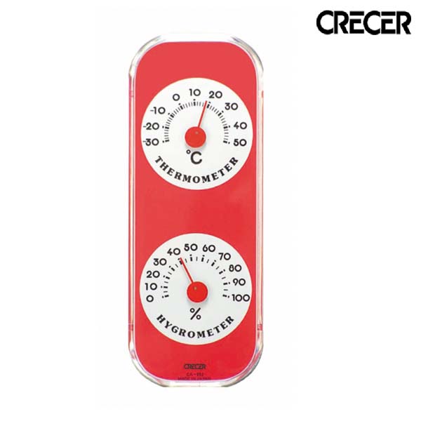 楽天市場】クレセル CRECER 温度計 湿度計 温湿度計 CP-300W : こだわり雑貨本舗