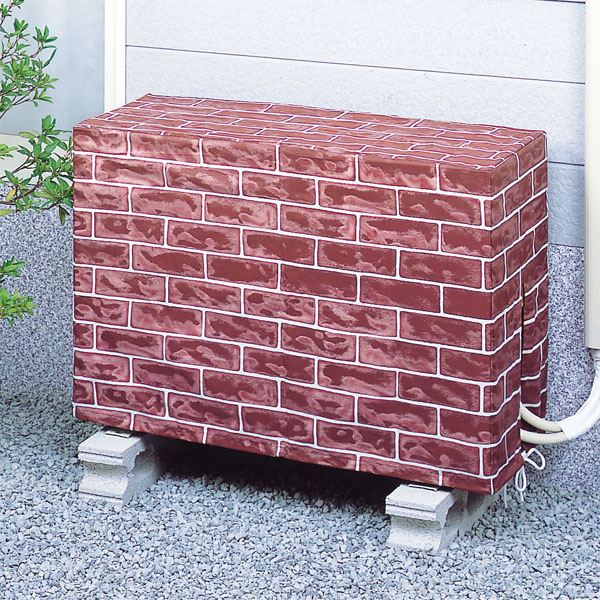kodawarizakkahompo outdoor unit cover storage brick pattern air