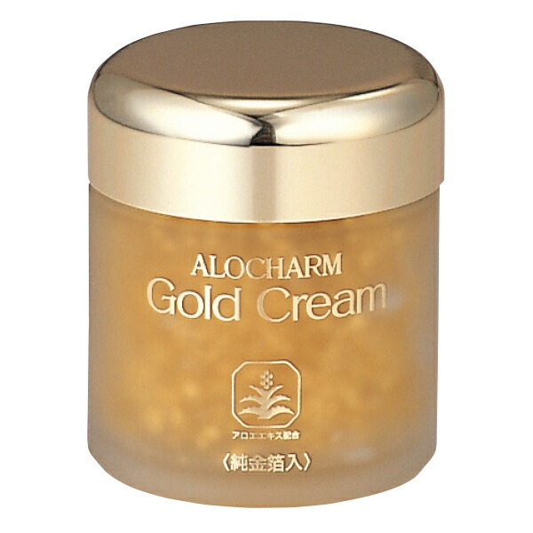 楽天市場】アロチャーム 純金箔入り ゴールドクリーム 65g 無着色 無