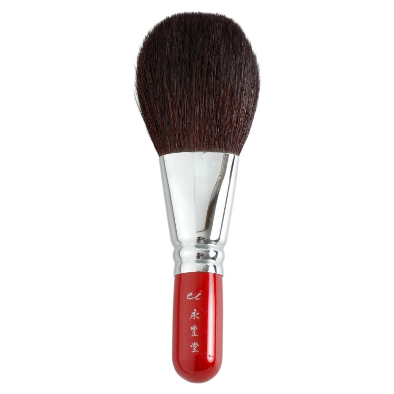 楽天市場】竹宝堂 熊野筆 メイクブラシ ぼってりチークブラシ 山羊(粗