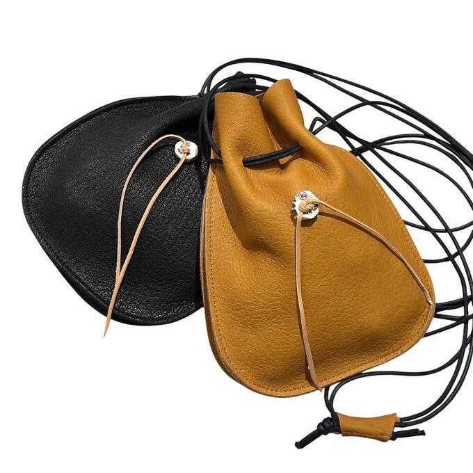 楽天市場】KC'S ケーシーズ バッグ 巾着 ポーチ ディアスキン 鹿革