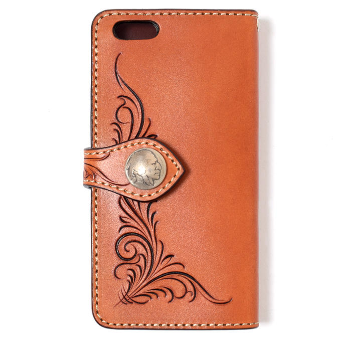 KC,s ケイシイズ 携帯カバー アイレスト#6プラス 5セント フリーカット 牛革 KPE506 iphone6 plus iphone6s plus ケース 手帳型 手彫り スマホケース 携帯電話カバー KC'S ケイシーズ ケーシーズ 本革 ブランド 優れものＡ