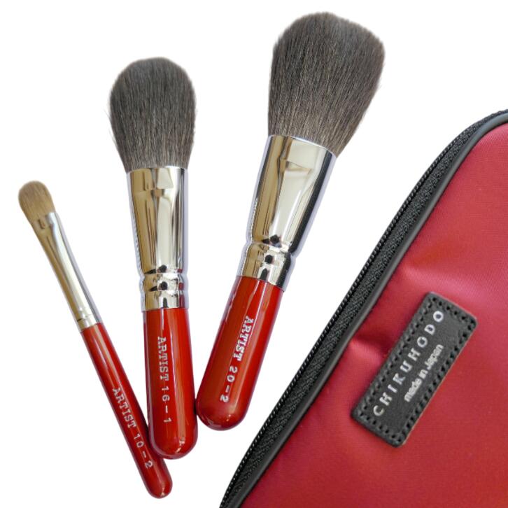 楽天市場】竹宝堂 熊野筆 メイクブラシ 初心者向け メイクブラシセット