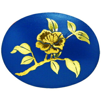 楽天市場】ブローチ 鳳凰 B-06 丸 楕円 肥後象嵌 伝統工芸品 日本製