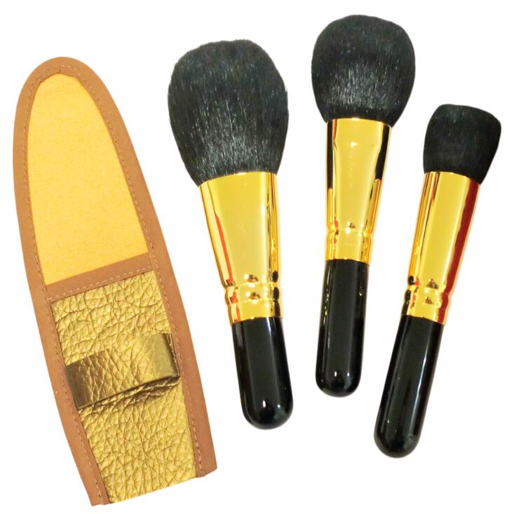 楽天市場】竹宝堂 熊野筆 メイクブラシ 最高級 灰リス メイクブラシ