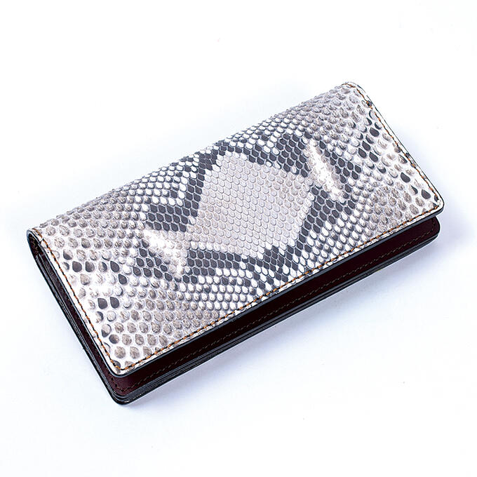 数量限定 Kc S ケイシイズ 財布 ウォレット スタンダード パイソン ニシキヘビ革 蛇革 牛革 Kpw044 スリム 春財布 長財布 革財布 メンズ レディース Kc S ケイシーズ ケーシーズ 日本製 本革 ブランド 薄い 薄型 シンプル メーカー取り寄せ商品 優れものａ 新品