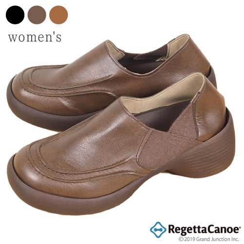 再再販 最大800円off クーポン併用 リゲッタ カヌー レディース 靴 シューズ ショートブーツ ブーティ カジュアルシューズ コンフォートシューズ マニッシュ モカシン ローファー スリッポン 厚底 日本製 大人可愛い 楽 歩きやすい 疲れない こだわりぐらしの