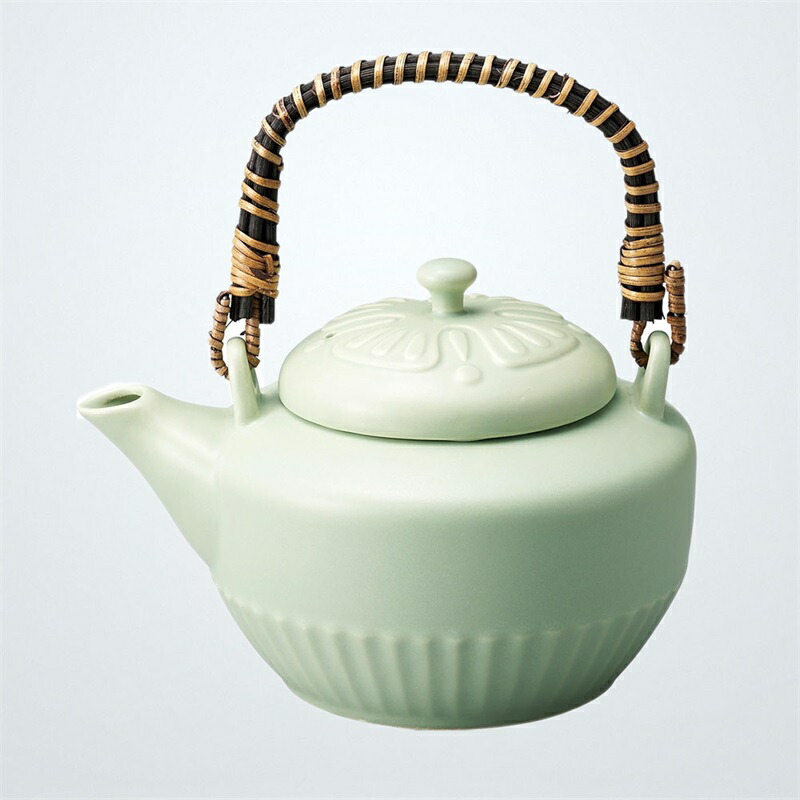 楽天市場】三陶 萬古焼 耐熱土瓶 1000ml グリーン 19130 黒釉 19129