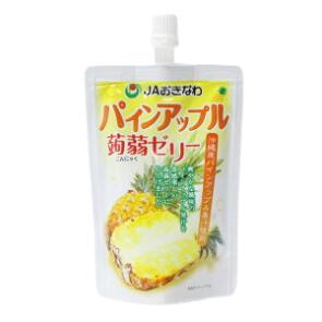 【送料無料】パインアップル蒟蒻ゼリー　48個（１ケース） 【JAおきなわ　沖縄県産　沖縄産　パインアップル　パイン　パイナップル　ゼリー　こんにゃく　コンニャク　蒟蒻　フルーツ　防災　備蓄　非常食】