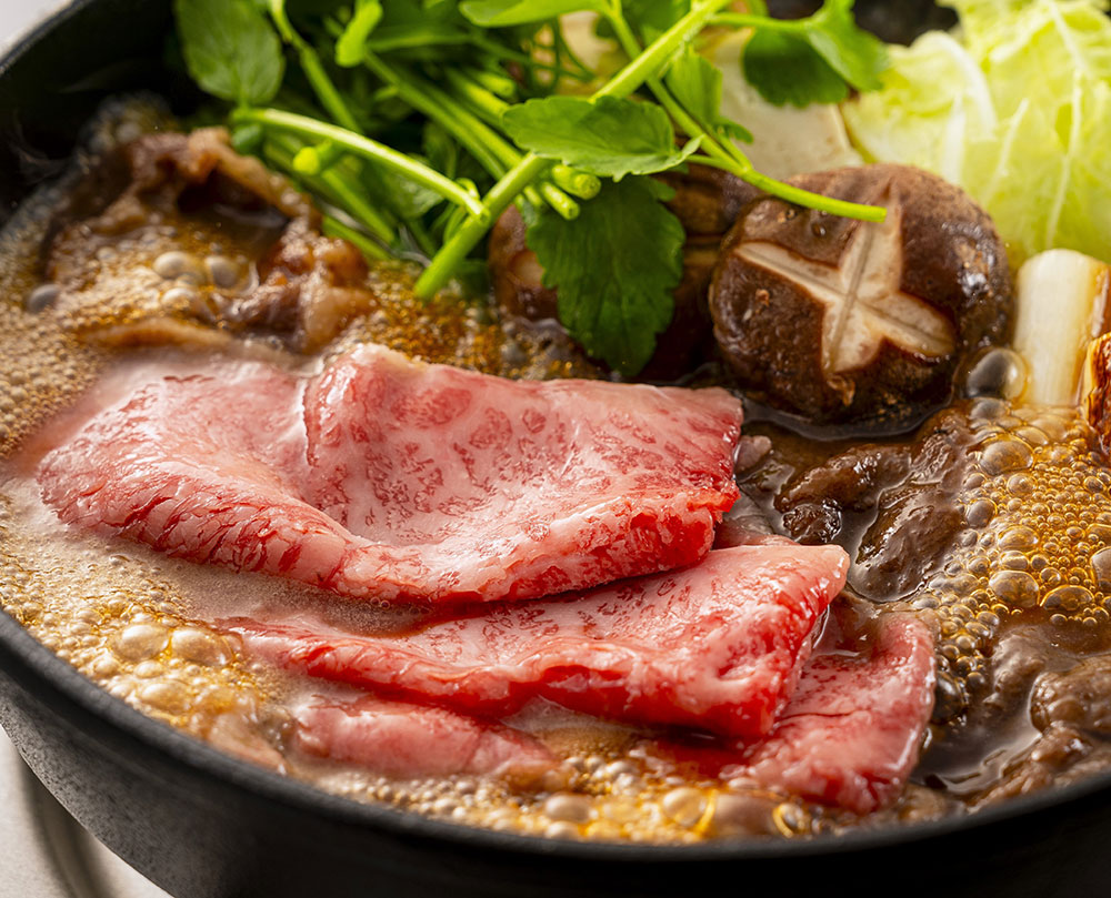 おかやま和牛肉すき焼しゃぶしゃぶ（肩ロース400g） （送料無料）岡山県 牛肉 和牛 贈答 ギフト お中元 お歳暮