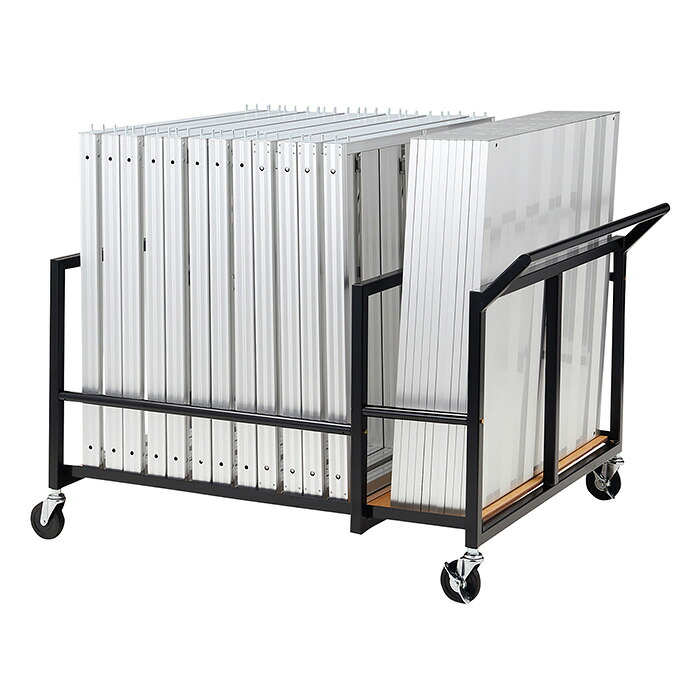 収納台車　ＮＤＳ２｜業務用 大型 要組立 持ち運び用 折り畳み椅子用 パイプイス用 チェア カート イベント 倉庫 搬入 搬出 荷物 貨物 出荷 保育園 幼稚園 保育所 子ども園
