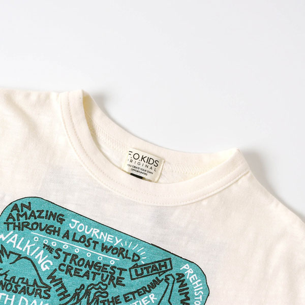 2019夏【F.O.KIDS/エフオーキッズ】ロゴ刺繍半袖Tシャツ≪80cm90cm95cm100cm110cm120cm130cm140cm≫子供服キッズ女の子男の子女児男児子どもジュニア≪店頭受取対応商品≫