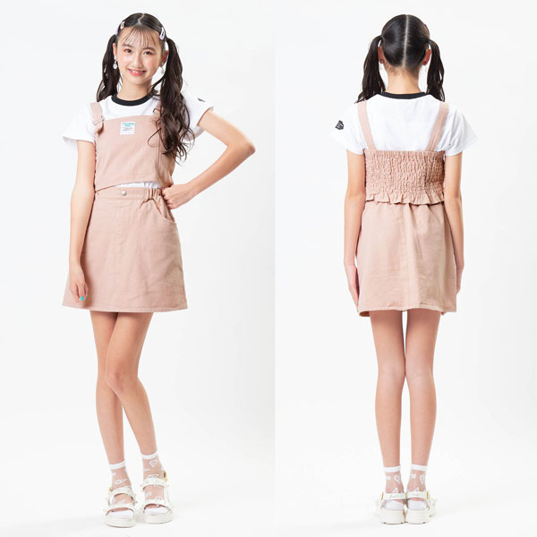 2023夏t【ALGY/アルジー】ビスチェ＆スカパン3点セット≪130cm140cm150cm160cm≫FOエフオーキッズキッズ女の子女児ジュニア通学小学生中学生