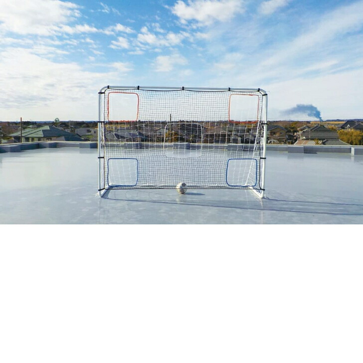 サッカーターゲットシューターミニ 1枚 穴5引き渡し 1.8×2.9ｍ 天然ゴム紐13本付 こども良品 フットサルゴールサイズでお命のせんたくいただけます