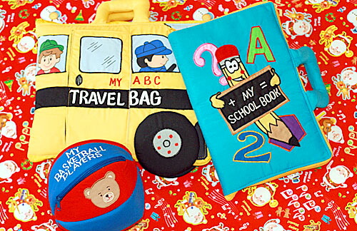 布ピクチュアブックMY ABC TRAVEL BAG/SCHOOL BUS\u0026MY SCHOOL BOOK英語縫いピクチュアブック\u0026おまけ付き添い人バスケットプレイヤーズプレイ\u0026ラーン\"English\""つづき物英語仕立て上げる【学習能力振興習い事読みもの】選んで!!無料ギフトラッピング"