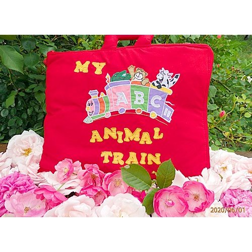 布絵本my Abc Animal Train レッド刺しゅう入りabc英語バッグ英語教育幼児教育選んで ギフトラッピング アニマルのトレインでabcのレッスン アニマルマスコットを トレインのポケットに入れて 楽しい英語のレッスン Enjoy たのしくplay Painandsleepcenter Com