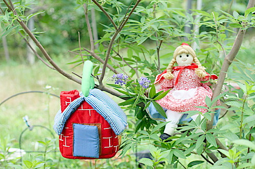 楽天市場】布おもちゃ布人形布のプレイハウス&変身人形赤ずきん